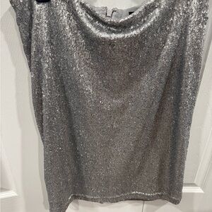 🩵2 for $20 SALE🩵 White House Black Market Silver Sequin Skirt